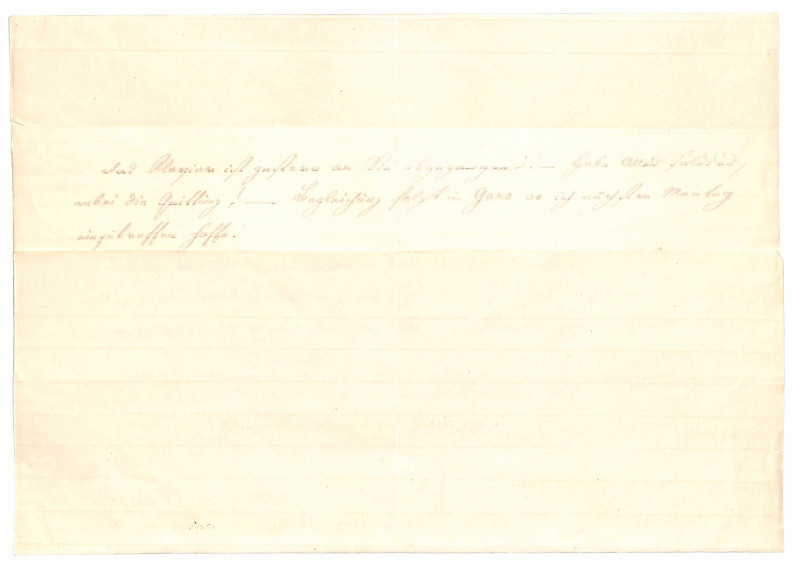 Brief „Das Klavier“ (2.5.1889)