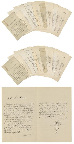 Briefkonvolut F.v.Suppès